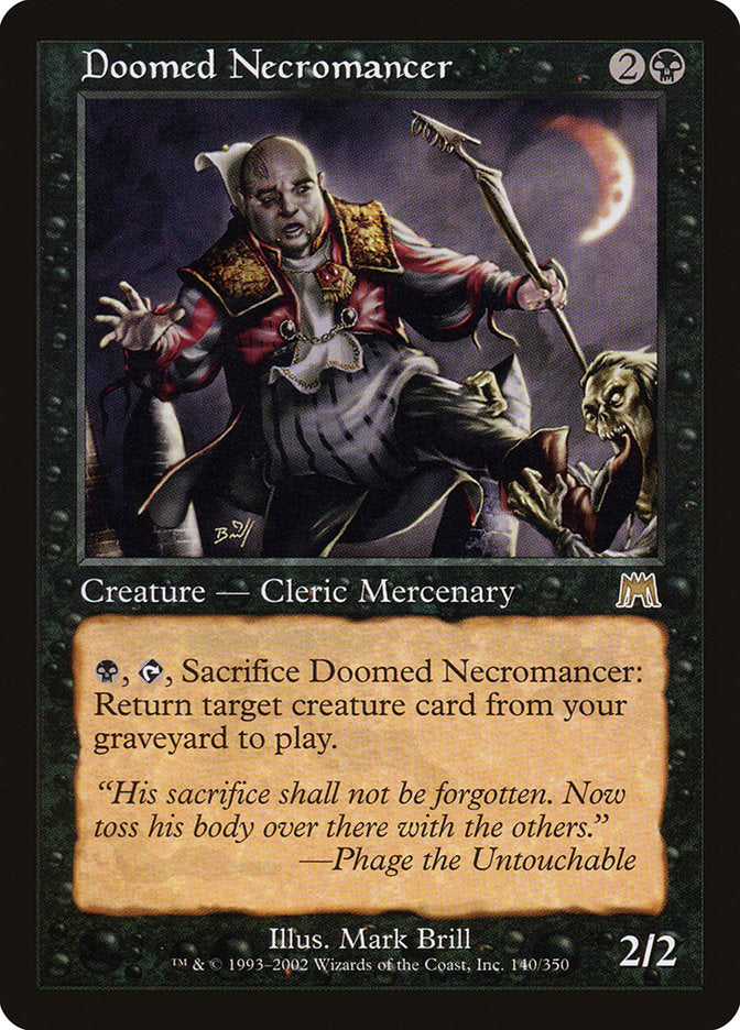 Doomed Necromancer [Onslaught] Magic: The Gathering