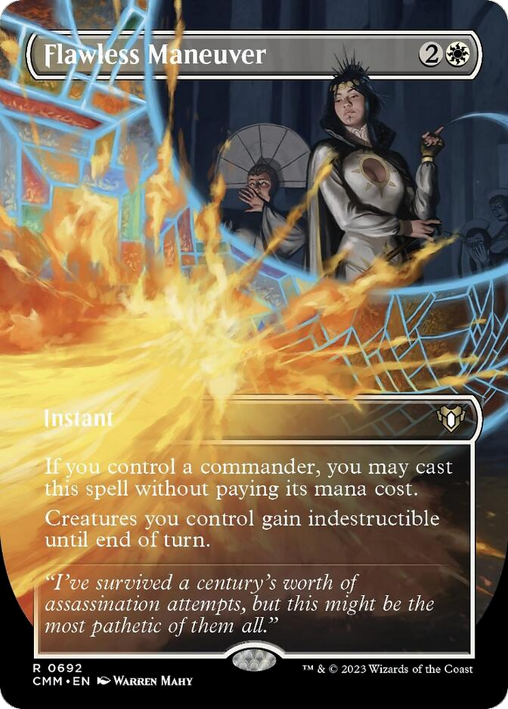 Flawless Maneuver (Borderless Alternate Art) [Commander Masters] Magic: The Gathering
