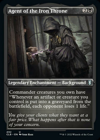 Agent of the Iron Throne (Foil Etched) [Commander Legends: Battle for Baldur's Gate] Magic: The Gathering