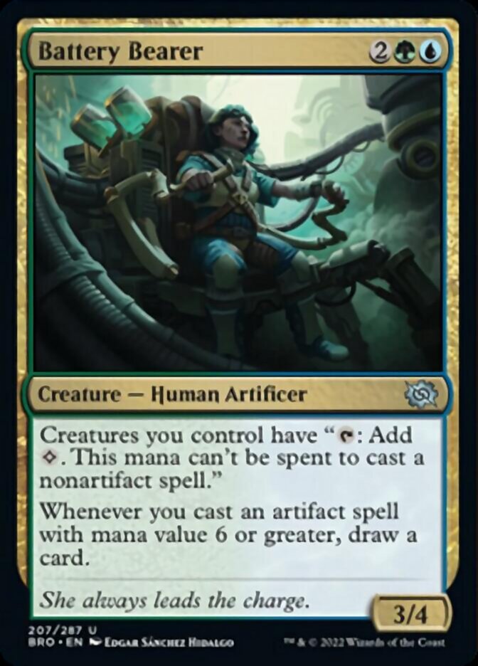 Battery Bearer [The Brothers' War] Magic: The Gathering