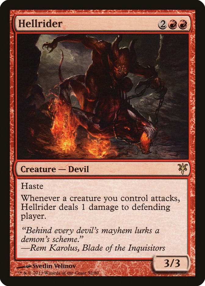 Hellrider [Duel Decks: Sorin vs. Tibalt] Magic: The Gathering