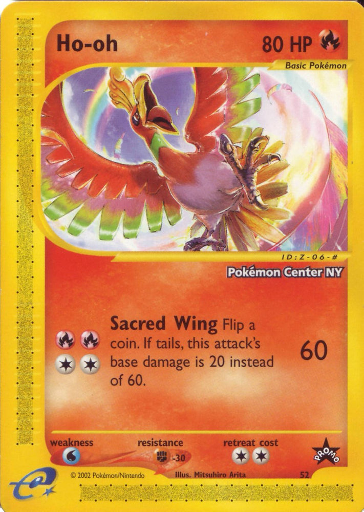 Ho-oh (52) (Pokemon Center NY Promo) [Wizards of the Coast: Black Star Promos] Pokémon
