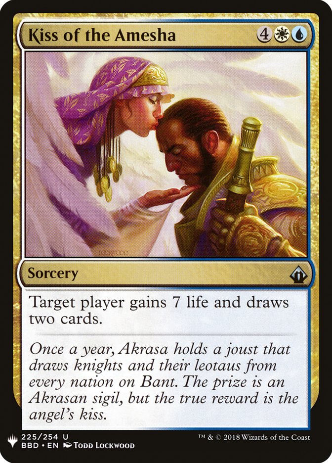 Kiss of the Amesha [Mystery Booster] Magic: The Gathering