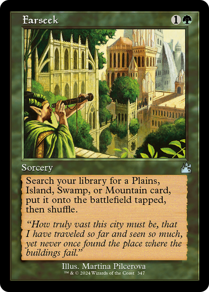 Farseek (Retro Frame) [Ravnica Remastered] Magic: The Gathering