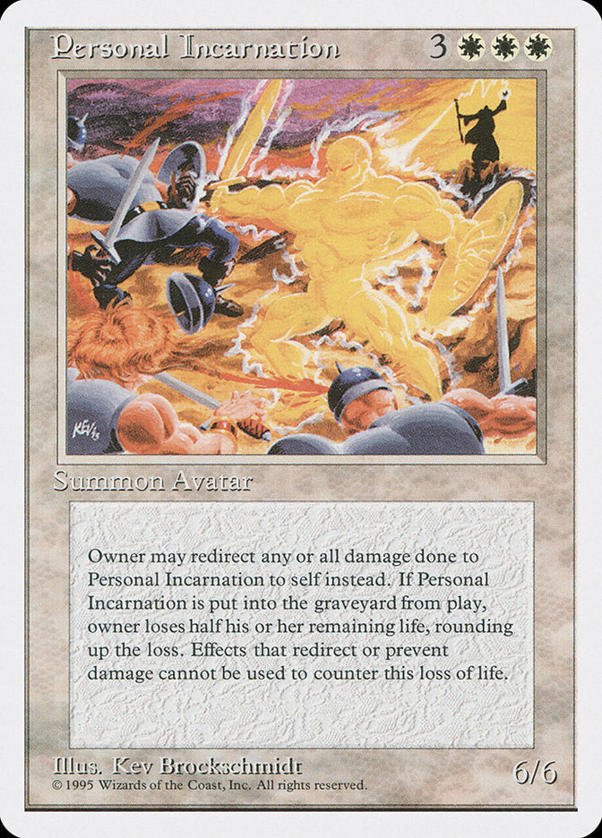 Personal Incarnation [Fourth Edition] Magic: The Gathering