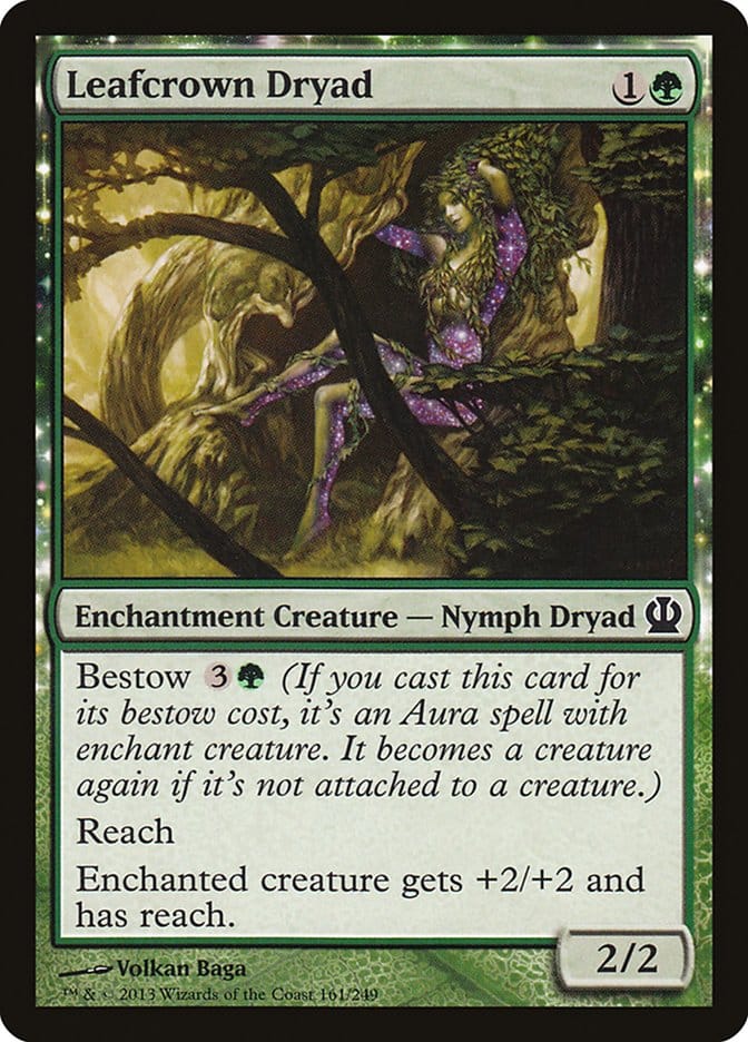 Leafcrown Dryad [Theros] Magic: The Gathering