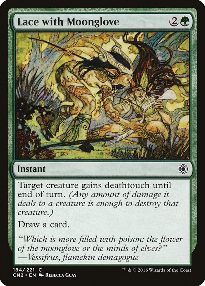 Lace with Moonglove [Conspiracy: Take the Crown] Magic: The Gathering