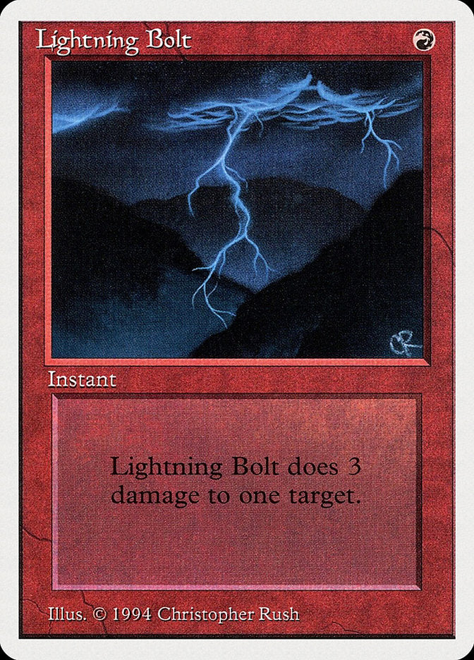 Lightning Bolt [Summer Magic / Edgar] Magic: The Gathering
