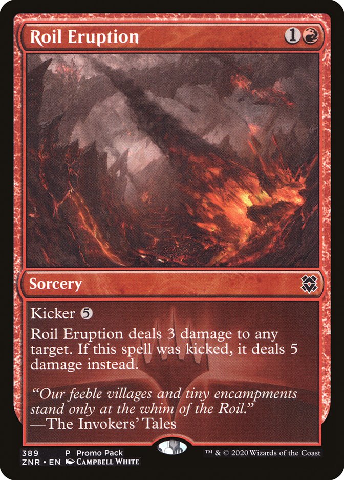 Roil Eruption (Promo Pack) [Zendikar Rising Promos] Magic: The Gathering