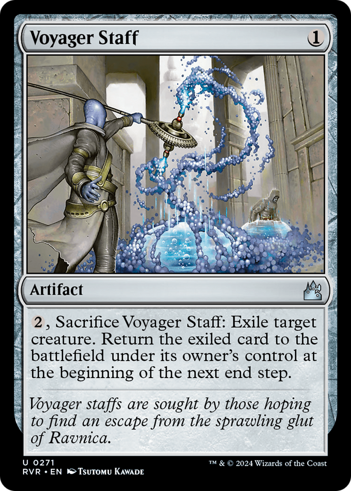 Voyager Staff [Ravnica Remastered] Magic: The Gathering
