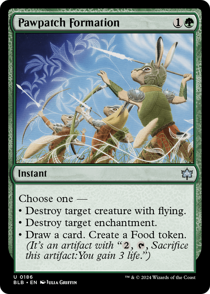 Pawpatch Formation [Bloomburrow] Magic: The Gathering