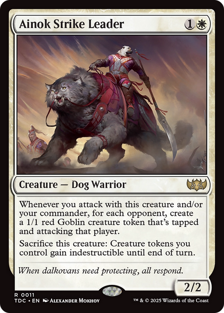 Ainok Strike Leader [Tarkir: Dragonstorm Commander] Magic: The Gathering