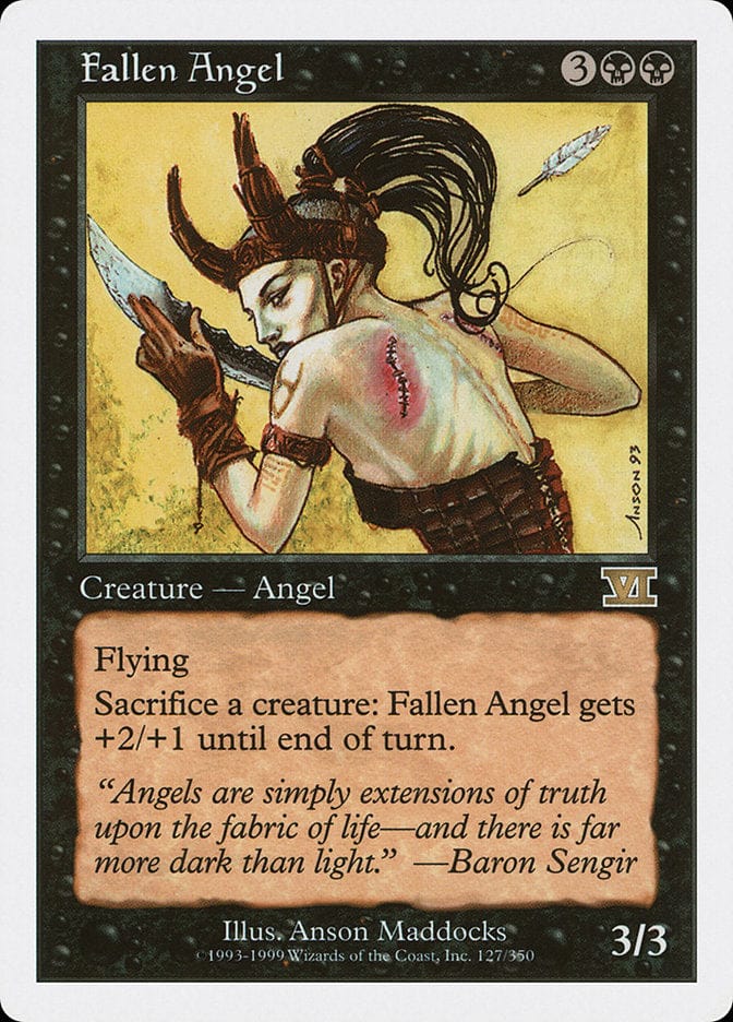 Fallen Angel [Classic Sixth Edition] Magic: The Gathering