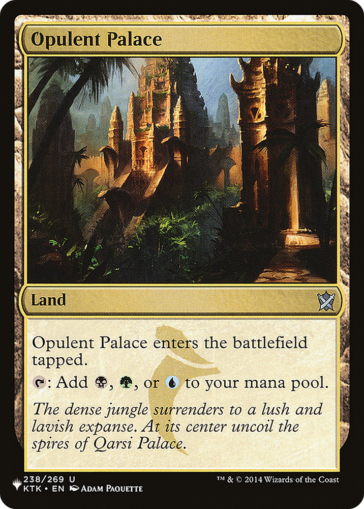 Opulent Palace [Secret Lair: From Cute to Brute] Magic: The Gathering