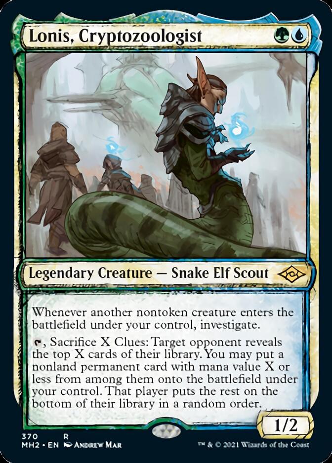 Lonis, Cryptozoologist (Sketch) [Modern Horizons 2] Magic: The Gathering