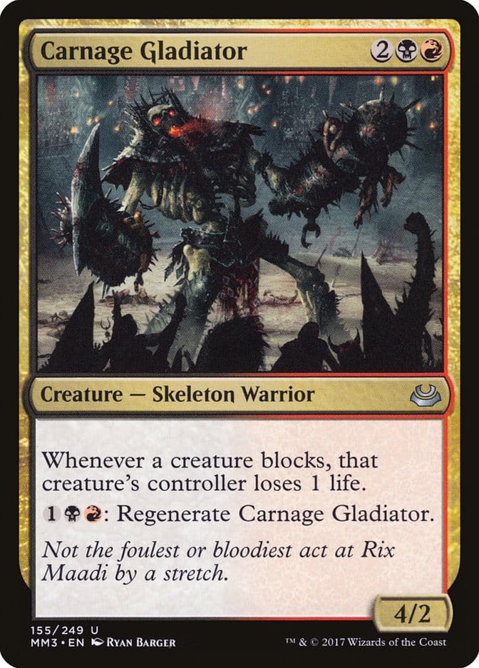Carnage Gladiator [Modern Masters 2017] Magic: The Gathering
