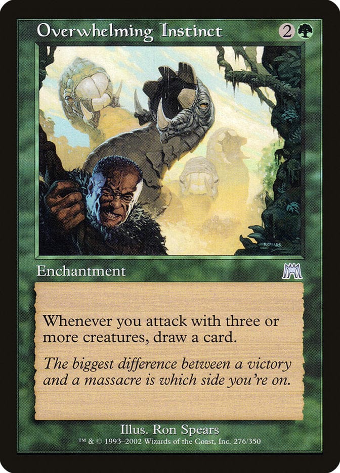 Overwhelming Instinct [Onslaught] Magic: The Gathering