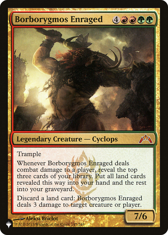 Borborygmos Enraged [The List] Magic: The Gathering