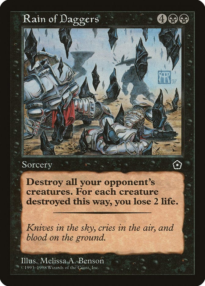 Rain of Daggers [Portal Second Age] Magic: The Gathering
