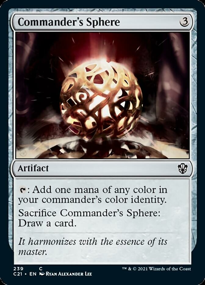 Commander's Sphere [Commander 2021] Magic: The Gathering