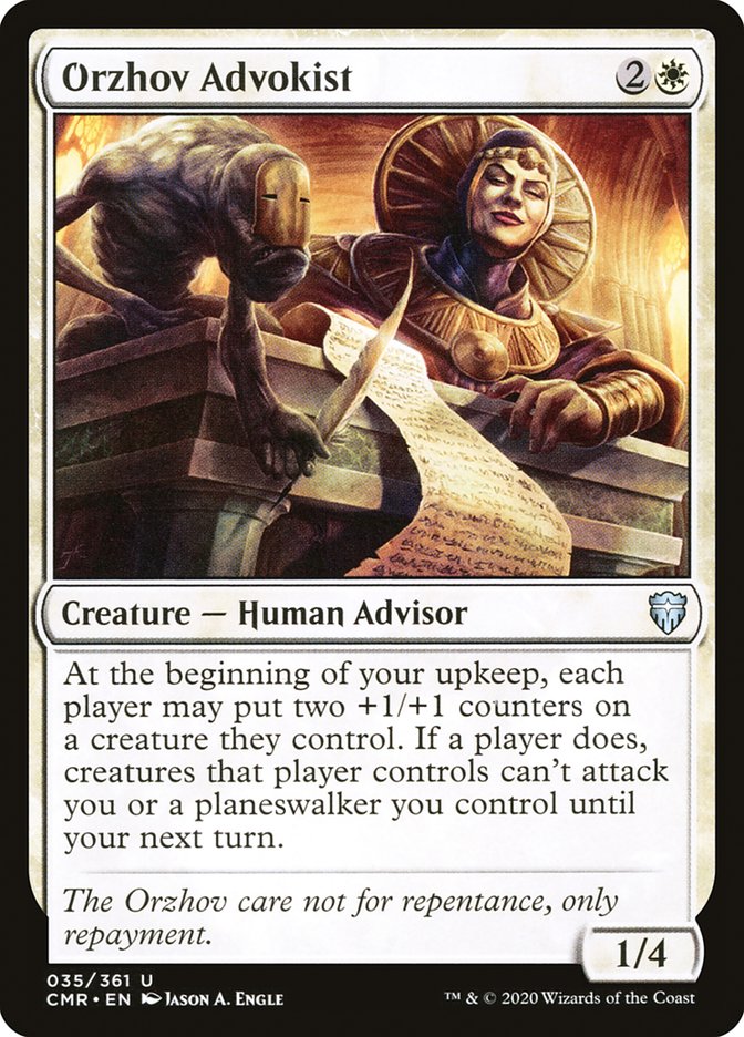 Orzhov Advokist [Commander Legends] Magic: The Gathering
