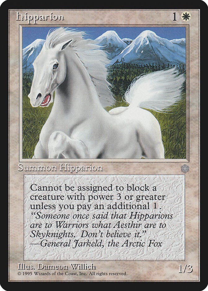 Hipparion [Ice Age] Magic: The Gathering