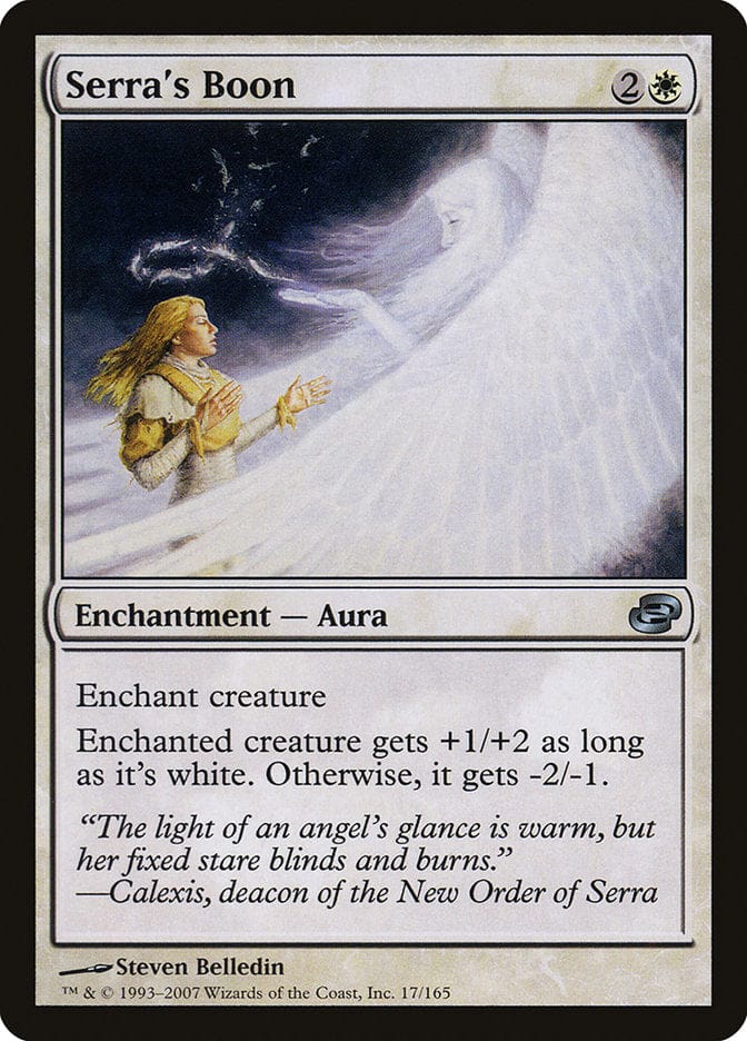 Serra's Boon [Planar Chaos] Magic: The Gathering