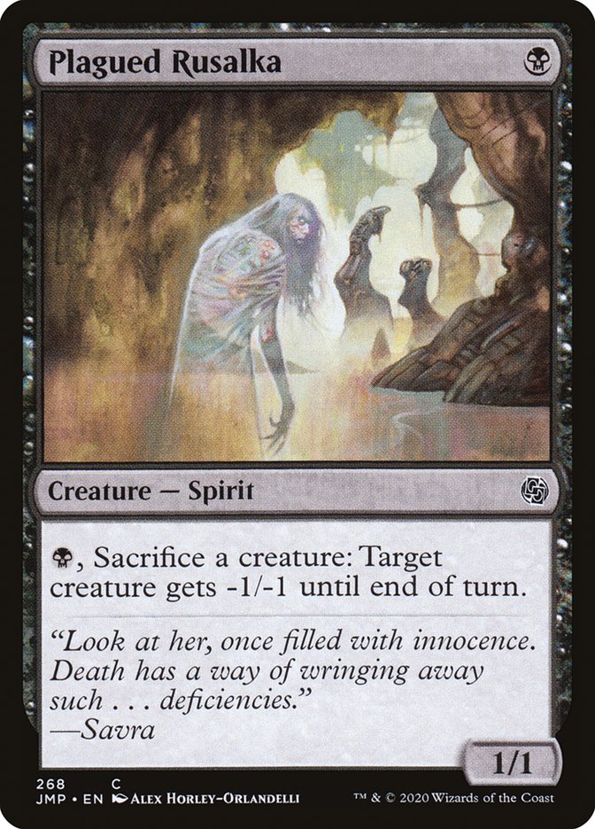 Plagued Rusalka [Jumpstart] Magic: The Gathering