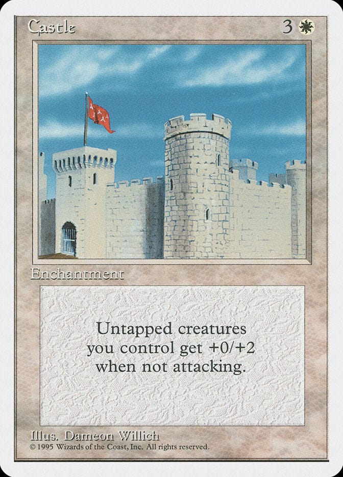 Castle [Fourth Edition] Magic: The Gathering