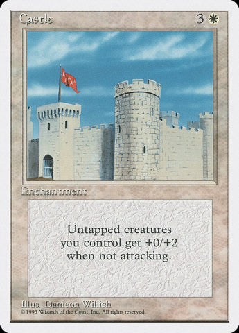 Castle [Fourth Edition] Magic: The Gathering