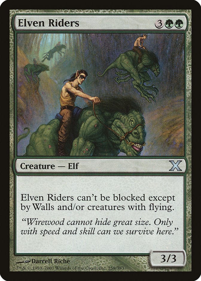 Elven Riders [Tenth Edition] Magic: The Gathering