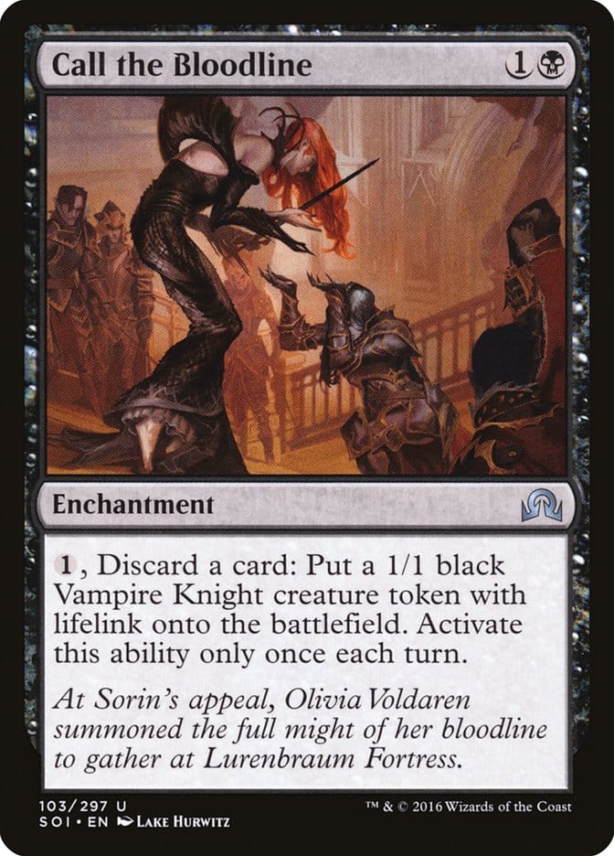 Call the Bloodline [Shadows over Innistrad] Magic: The Gathering
