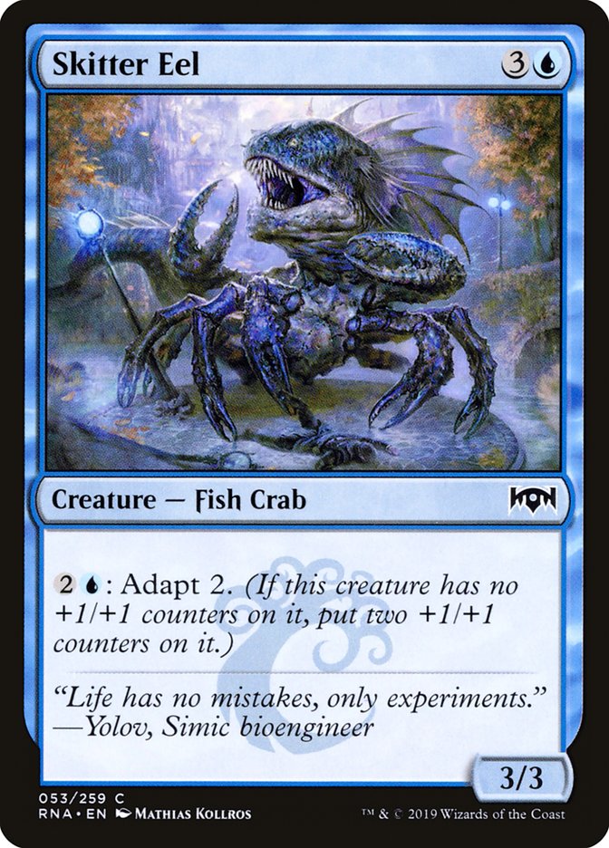 Skitter Eel [Ravnica Allegiance] Magic: The Gathering