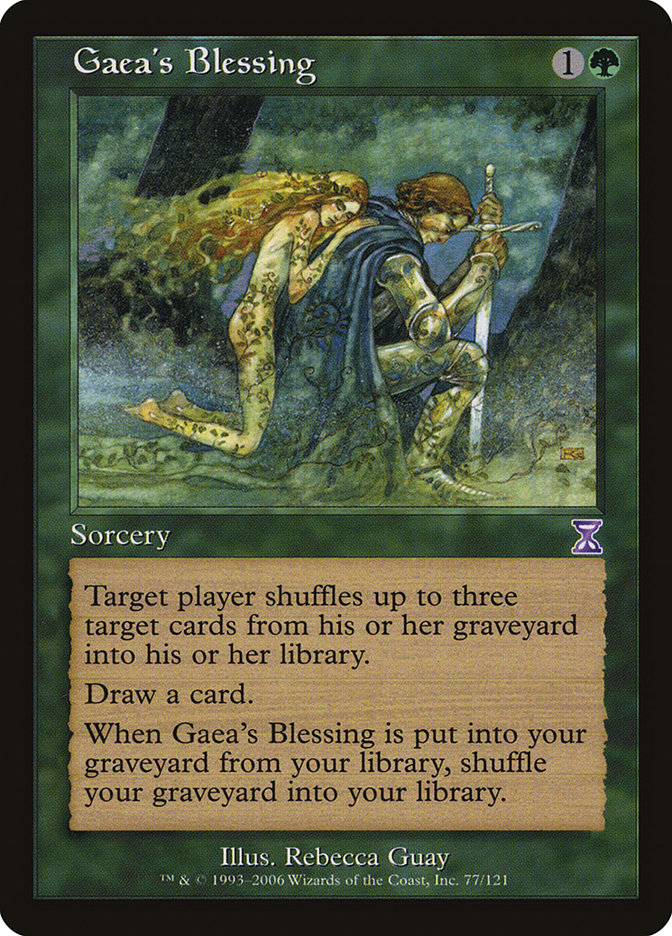 Gaea's Blessing [Time Spiral Timeshifted] Magic: The Gathering