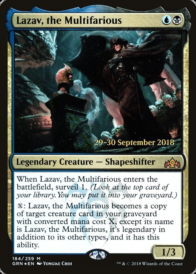 Lazav, the Multifarious [Guilds of Ravnica Prerelease Promos] Magic: The Gathering