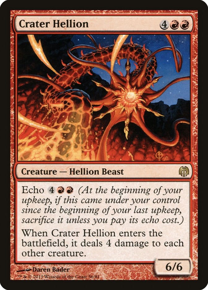 Crater Hellion [Duel Decks: Heroes vs. Monsters] Magic: The Gathering