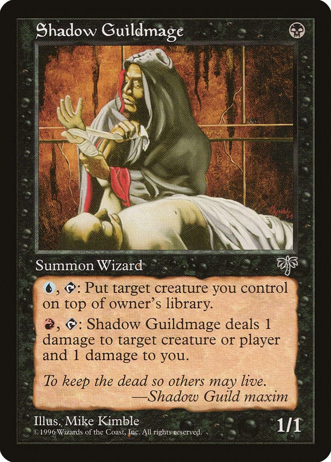 Shadow Guildmage [Mirage] Magic: The Gathering