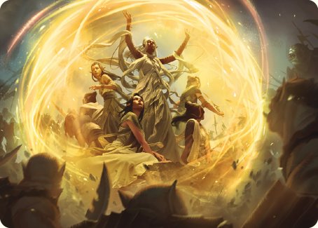 Heroic Intervention Art Card [The Lord of the Rings: Tales of Middle-earth Art Series] Magic: The Gathering