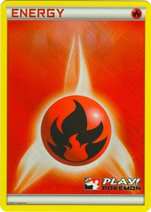 Fire Energy (2011 Play Pokemon Promo) [League & Championship Cards] Pokémon