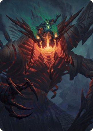 Mishra, Lost to Phyrexia Art Card [The Brothers' War Art Series] Magic: The Gathering