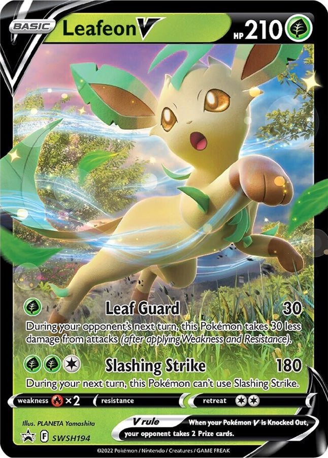 Leafeon V (SWSH194) [Sword & Shield: Black Star Promos] Pokémon
