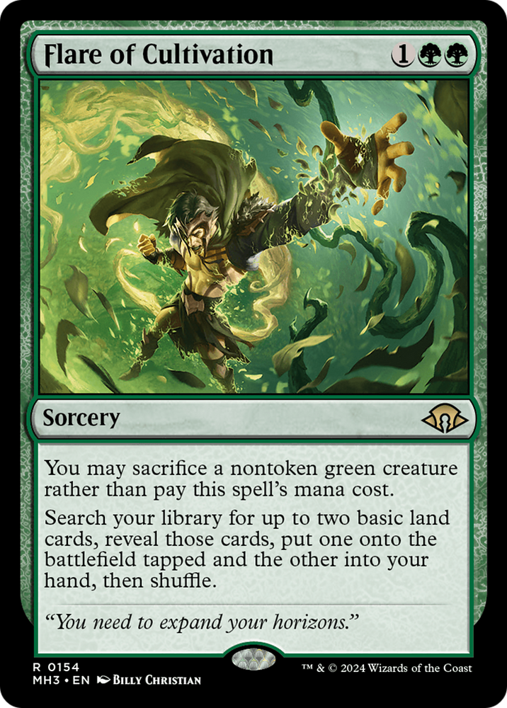 Flare of Cultivation [Modern Horizons 3] Magic: The Gathering