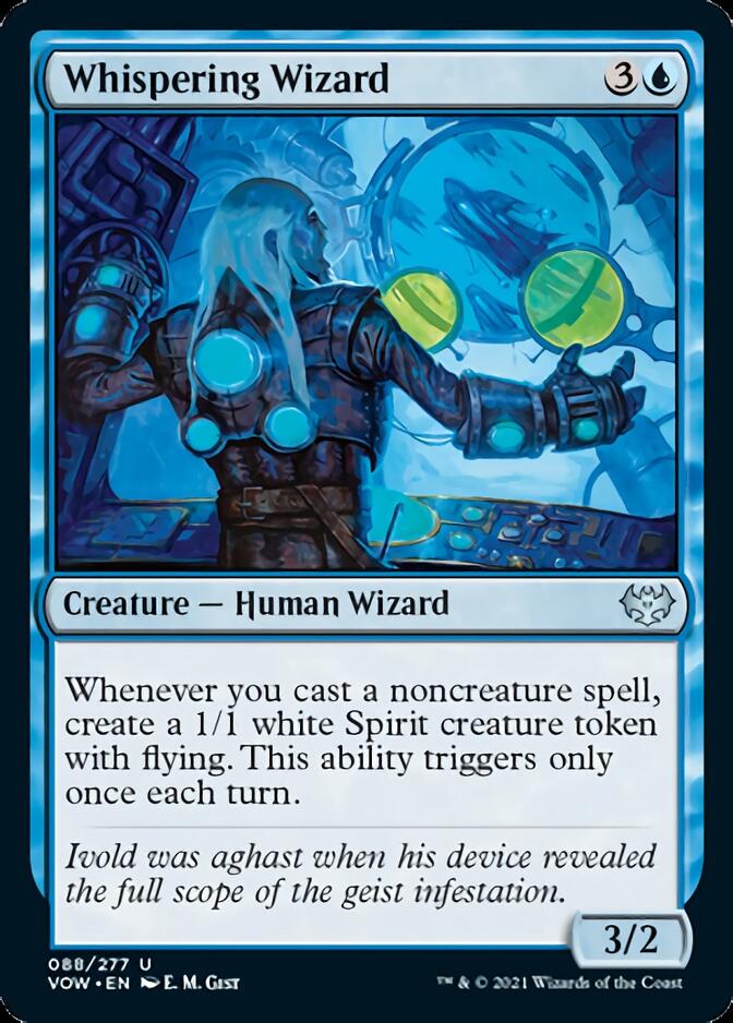 Whispering Wizard [Innistrad: Crimson Vow] Magic: The Gathering
