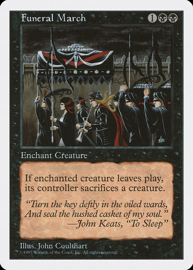 Funeral March [Fifth Edition] Magic: The Gathering