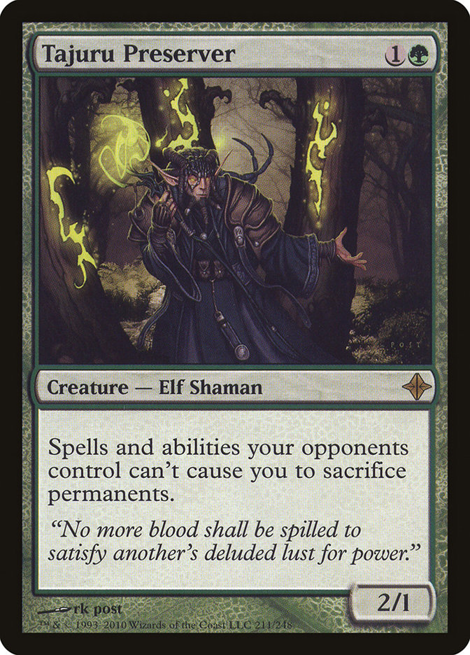 Tajuru Preserver [Rise of the Eldrazi] Magic: The Gathering