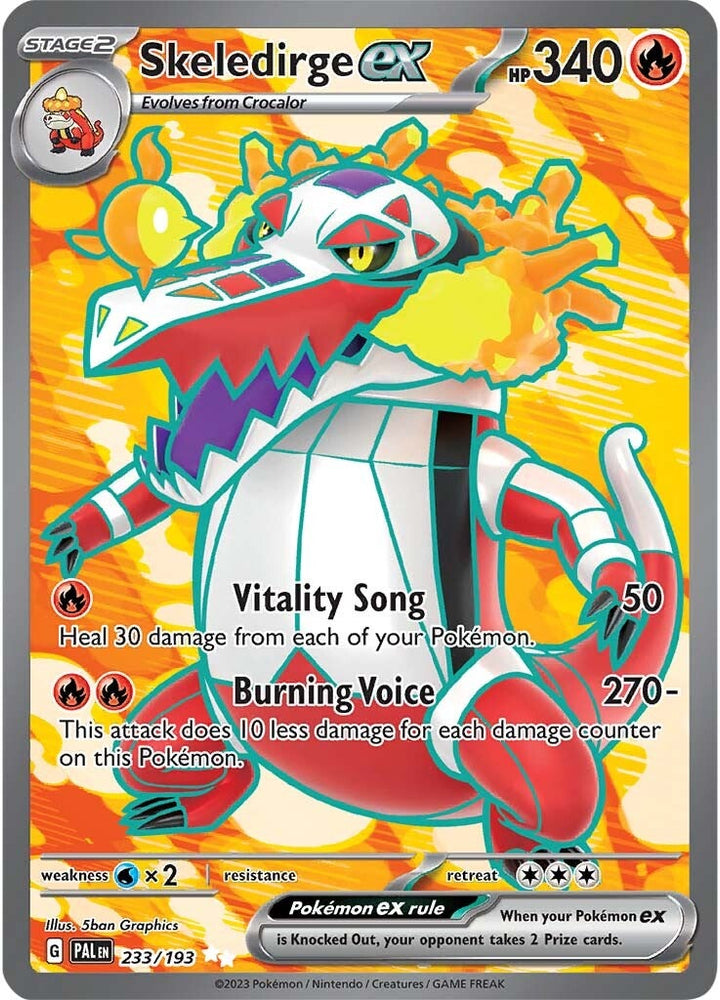 Skeledirge ex (233/193) [Scarlet & Violet: Paldea Evolved] Pokémon