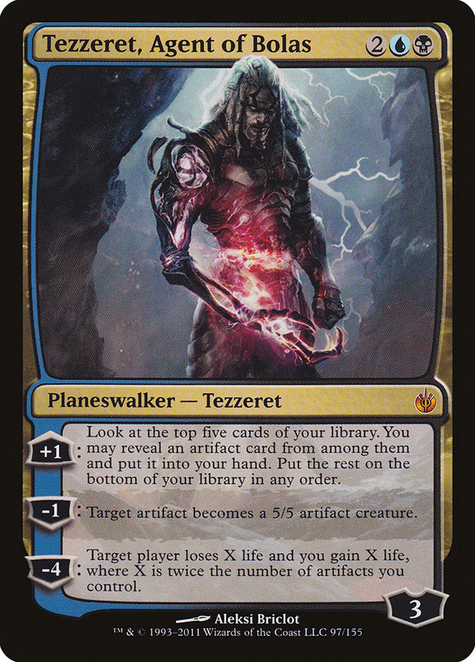 Tezzeret, Agent of Bolas [Mirrodin Besieged] Magic: The Gathering