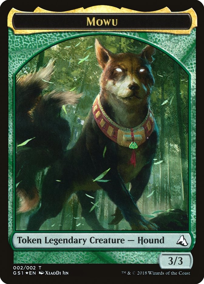 Mowu // Mowu Double-Sided Token [Global Series Jiang Yanggu & Mu Yanling] Magic: The Gathering