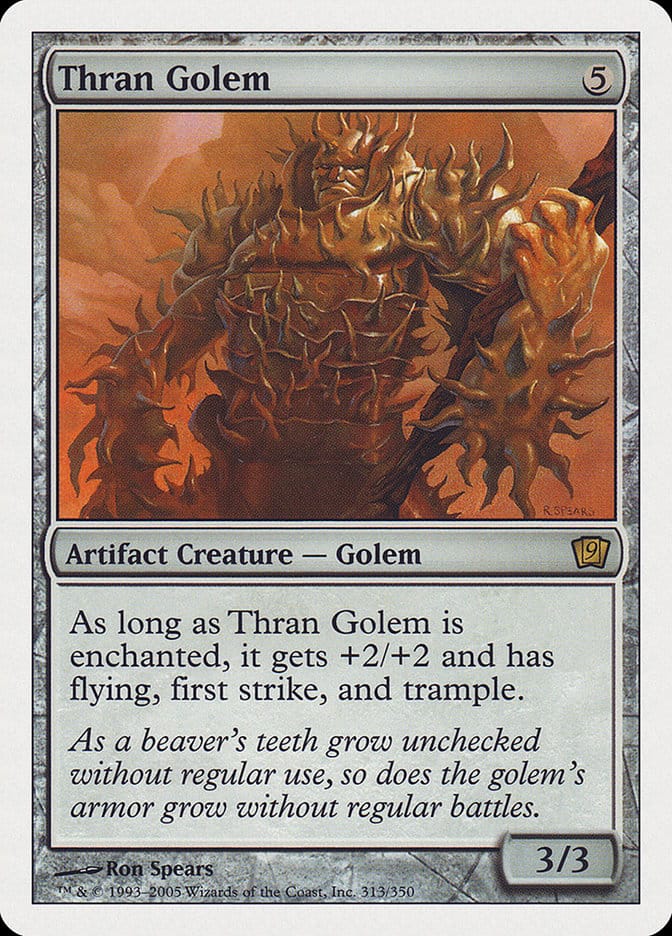 Thran Golem [Ninth Edition] Magic: The Gathering