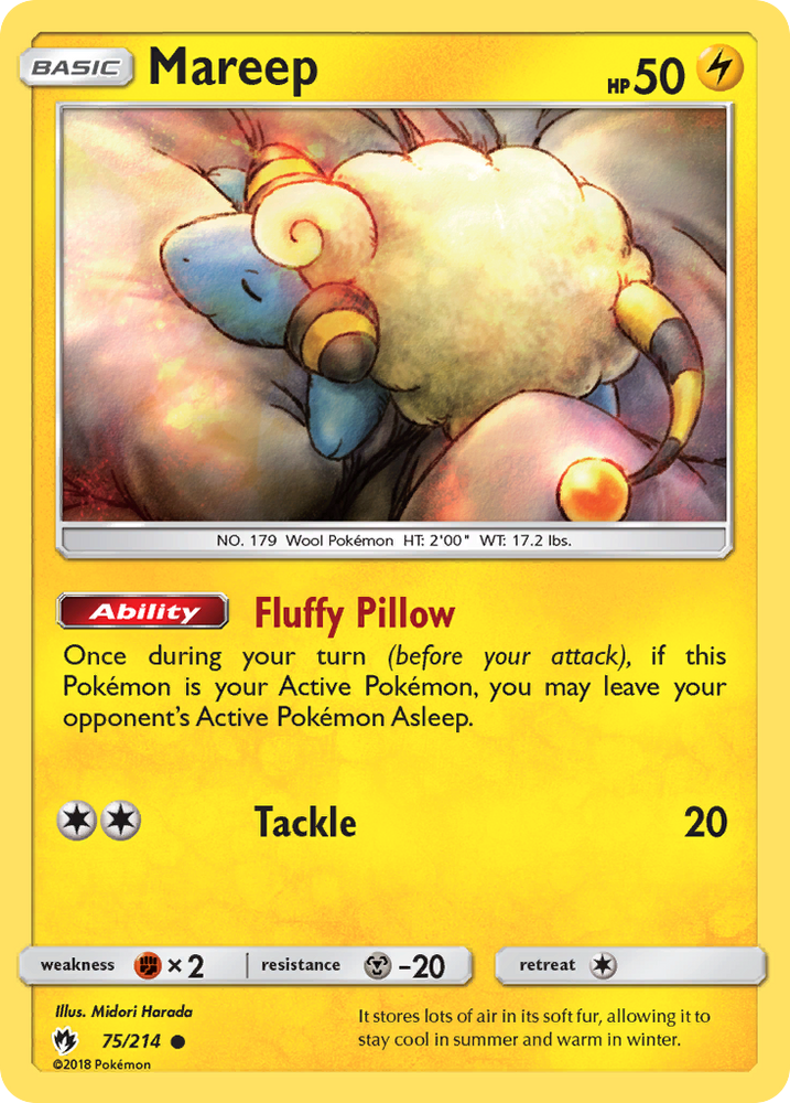 Mareep (75/214) [Sun & Moon: Lost Thunder] Pokémon